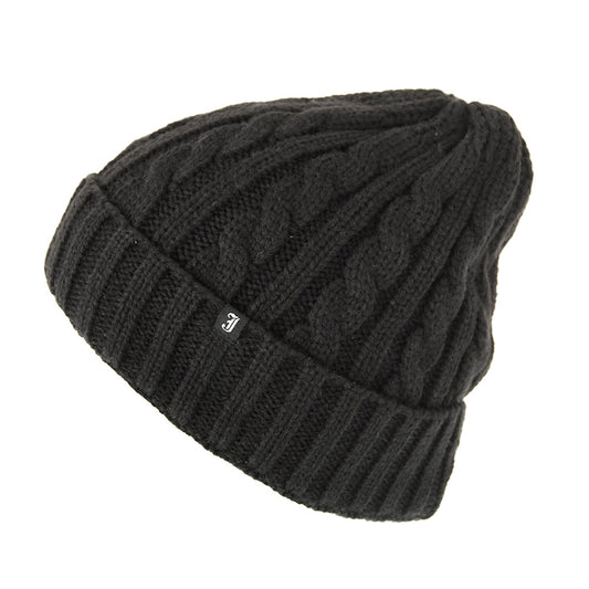 Gorro tejido de Jaxon & James Negro al por mayor