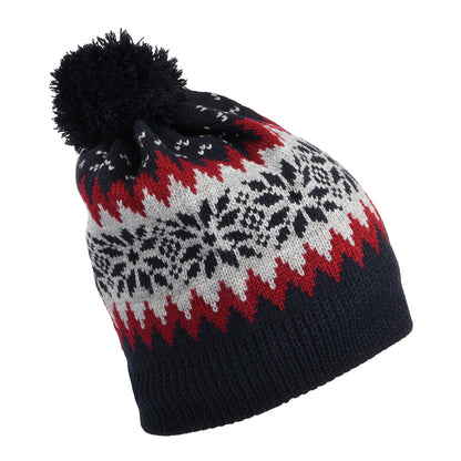 Gorro de lana Aspen de Jaxon & James Azul Marino al por mayor