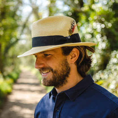 Sombrero Fedora de verano Copa-C de Jaxon & James Natural al por mayor