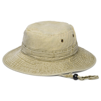 Sombrero flexible de algodón Booney Kaki al por mayor