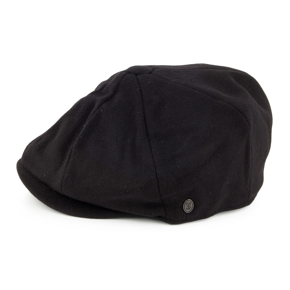 Gorra Newsboy de lana pura Harlem de Jaxon & James Negro al por mayor