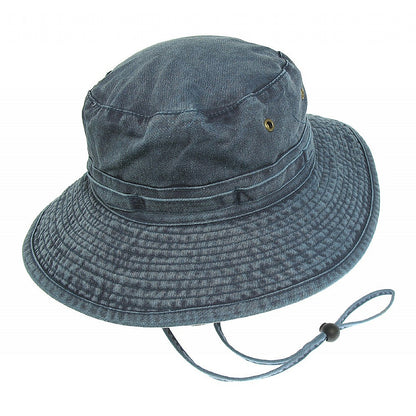 Sombrero flexible de algodón Booney Azul Marino al por mayor