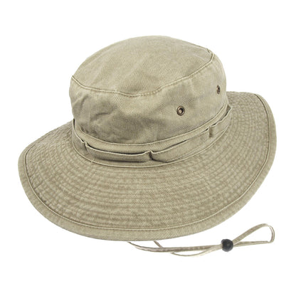 Sombrero plegable de algodón Booney Beige al por mayor