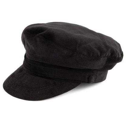 Gorra de pana de Jaxon & James Negro al por mayor