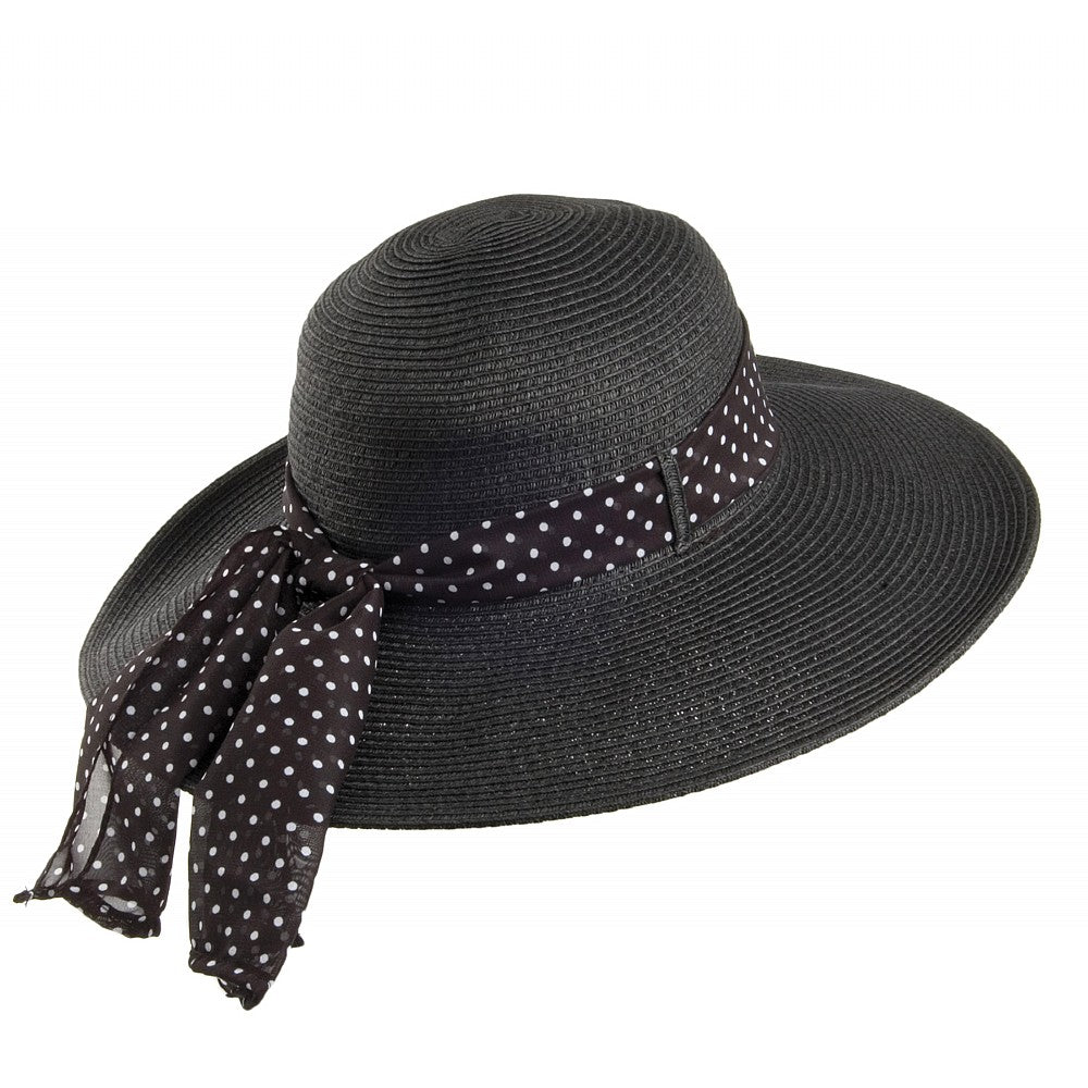 Sombrero de playa Beachside de Sur la tête Negro al por mayor