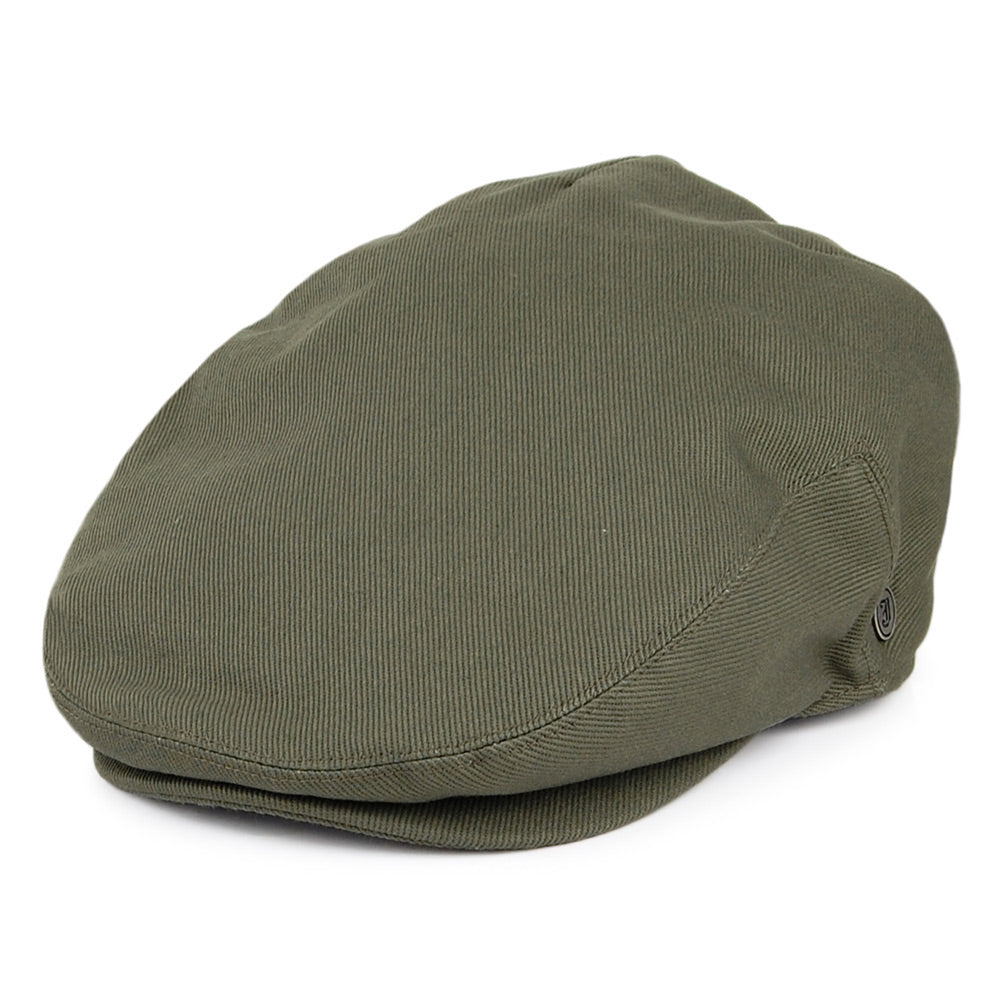 Gorra plana de algodón de Jaxon & James Oliva al por mayor