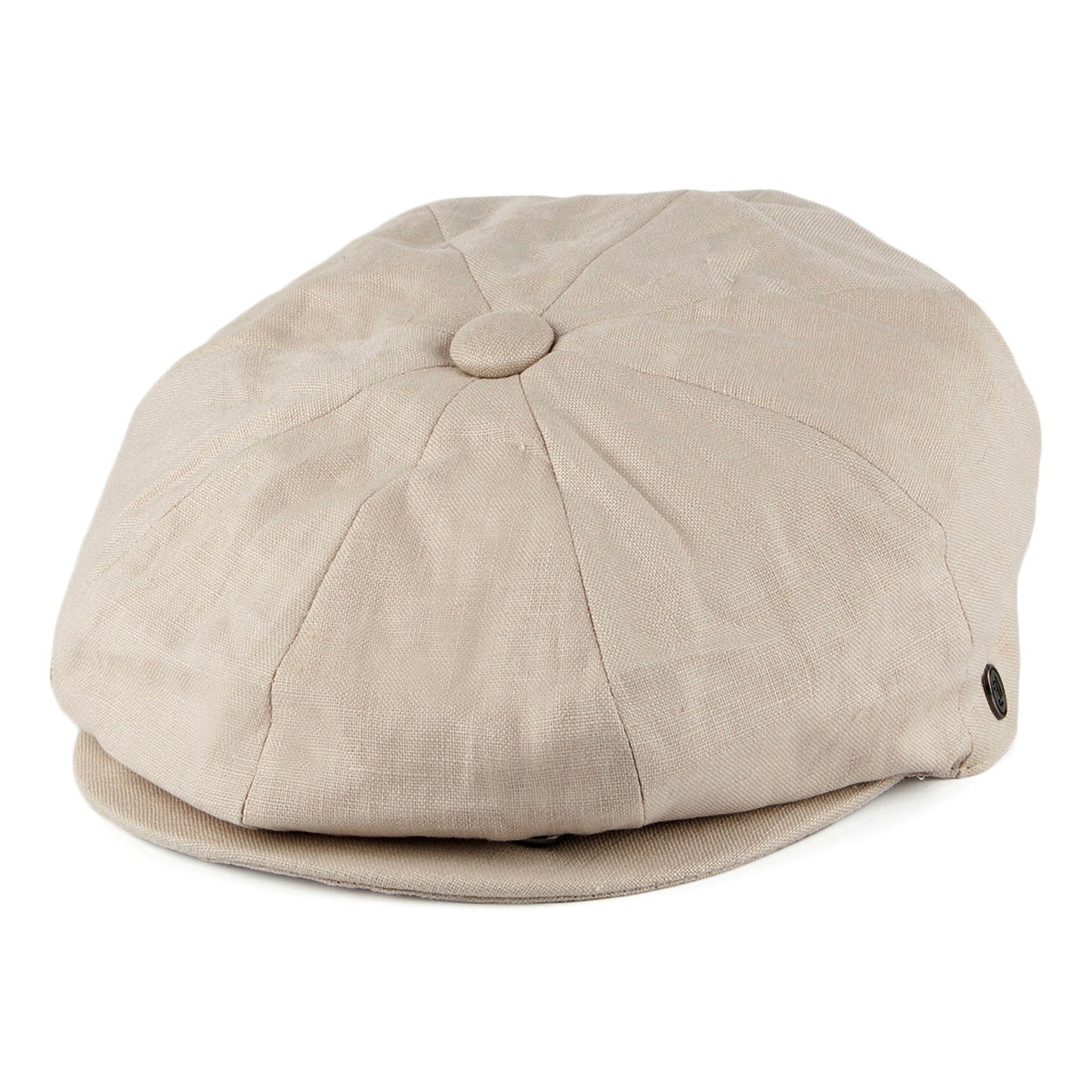 Gorra Newsboy de lino de Jaxon & James Natural al por mayor