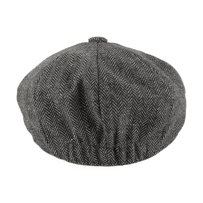 Gorra niño Newsboy con diseño de espiga de Jaxon & James Antracita al por mayor