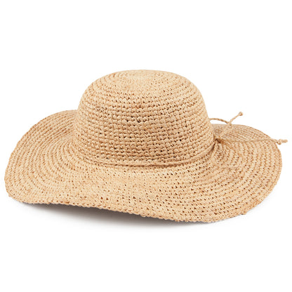 Sombrero Swinger de rafia de Sur la tête Natural al por mayor