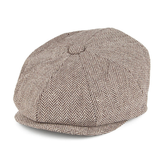 Gorra infantil Newsboy de espiga de Jaxon & James Marrón al por mayor