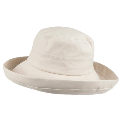 Sombrero plegable Lily de lino de Sur la tête Arena al por mayor