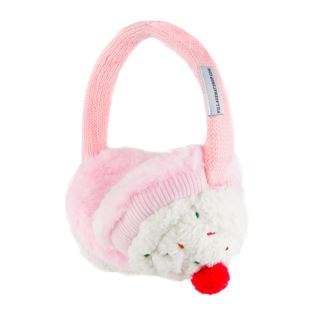 Orejeras de Cupcake de Village Hats Rosa al por mayor