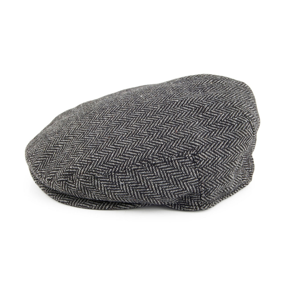 Gorra plana bebé con diseño de espiga de Jaxon & James Gris al por mayor