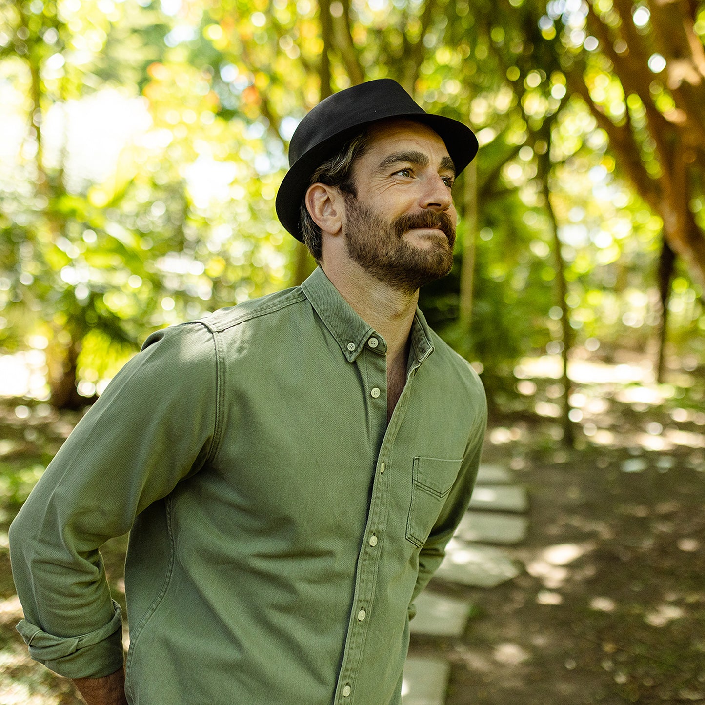 Sombrero Trilby de algodón de Jaxon & James Negro al por mayor