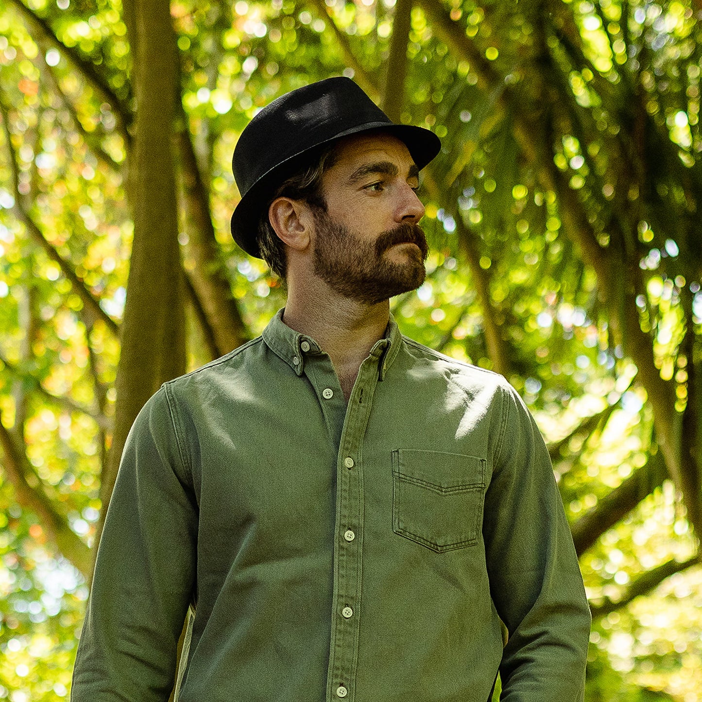 Sombrero Trilby de algodón de Jaxon & James Negro al por mayor