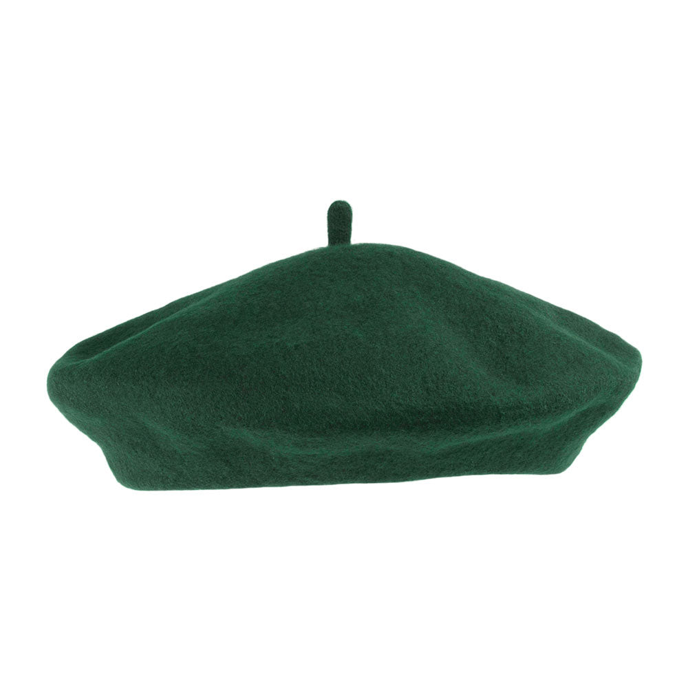 Boina vasca de lana Fashion Verde Oscuro al por mayor