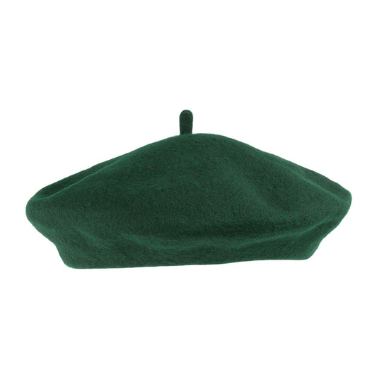 Boina vasca de lana Fashion Verde Oscuro al por mayor