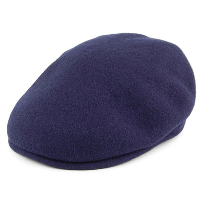 Gorra plana Classic de lana de Jaxon & James Azul Marino al por mayor