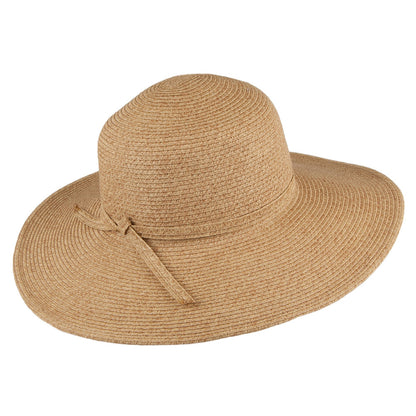Sombrero playero Brighton de Sur la tete Tostado al por mayor