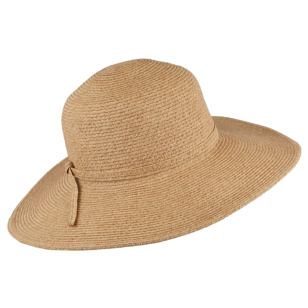 Sombrero playero Brighton de Sur la tete Tostado al por mayor