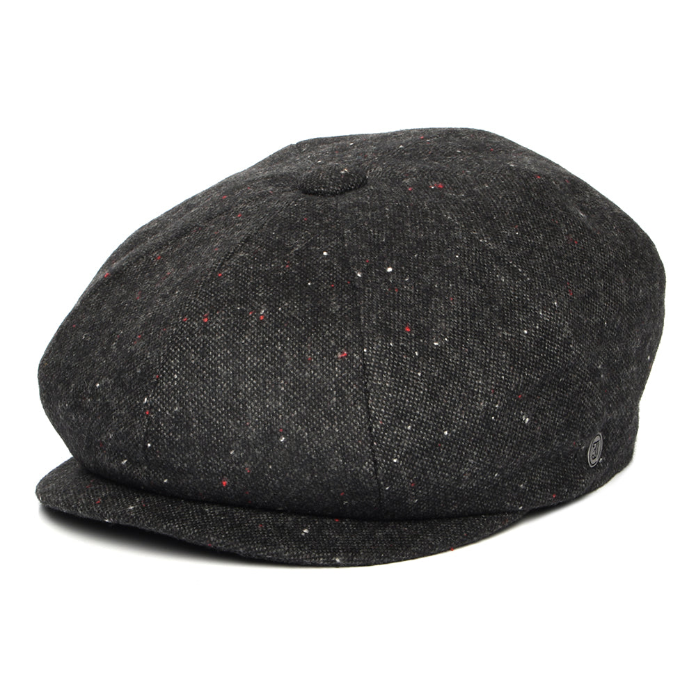 Gorra Newsboy Blackheath mezcla de tonos con manchas de Jaxon & James Negro Multi al por mayor