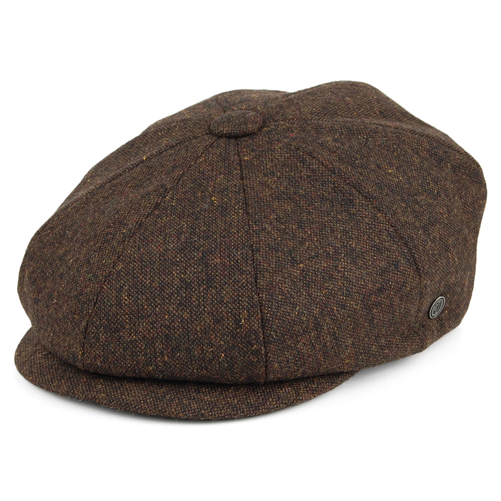 Gorra Newsboy Falconbrook de Jaxon & James Marrón al por mayor