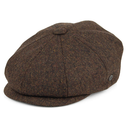 Gorra Newsboy Falconbrook de Jaxon & James Marrón al por mayor