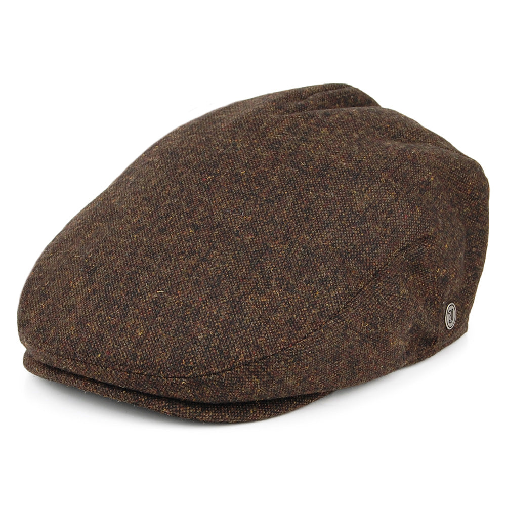 Gorra plana Tyburn de Jaxon & James Marrón al por mayor