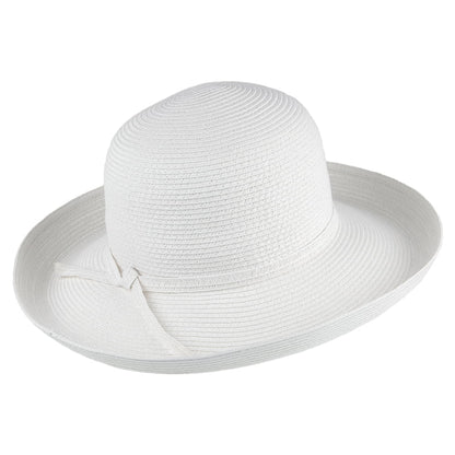 Sombrero mujer Traveller plegable de sur la tête Blanco al por mayor