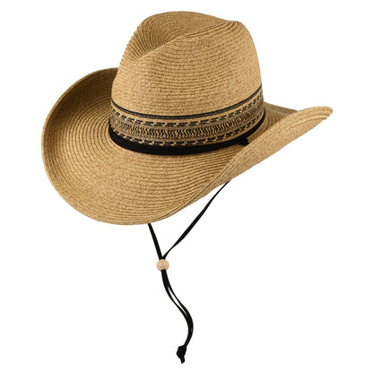 Sombrero Cowboy Santa Fe de Jaxon & James Tostado al por mayor