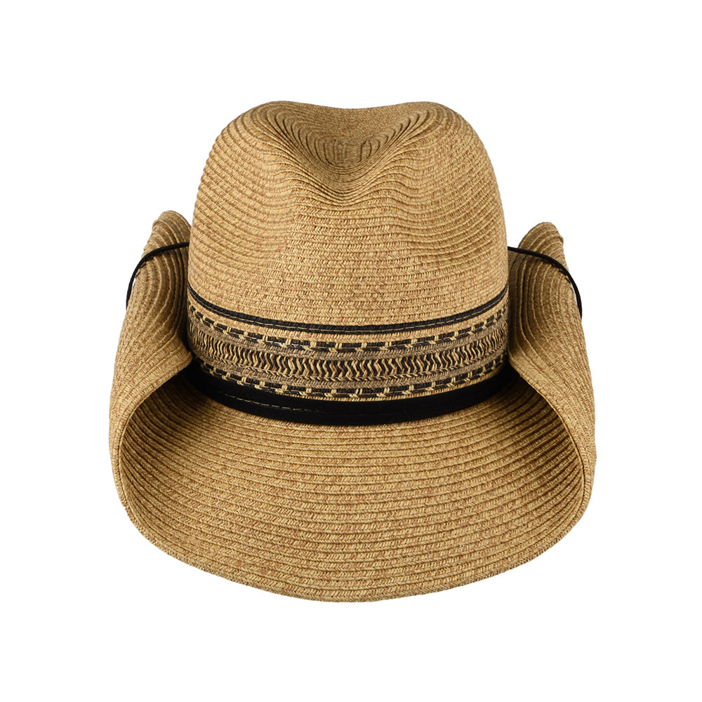 Sombrero Cowboy Santa Fe de Jaxon & James Tostado al por mayor